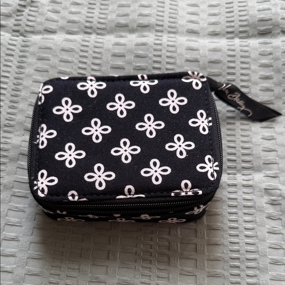 Vera Bradley Black and White Patterned Medication Bag